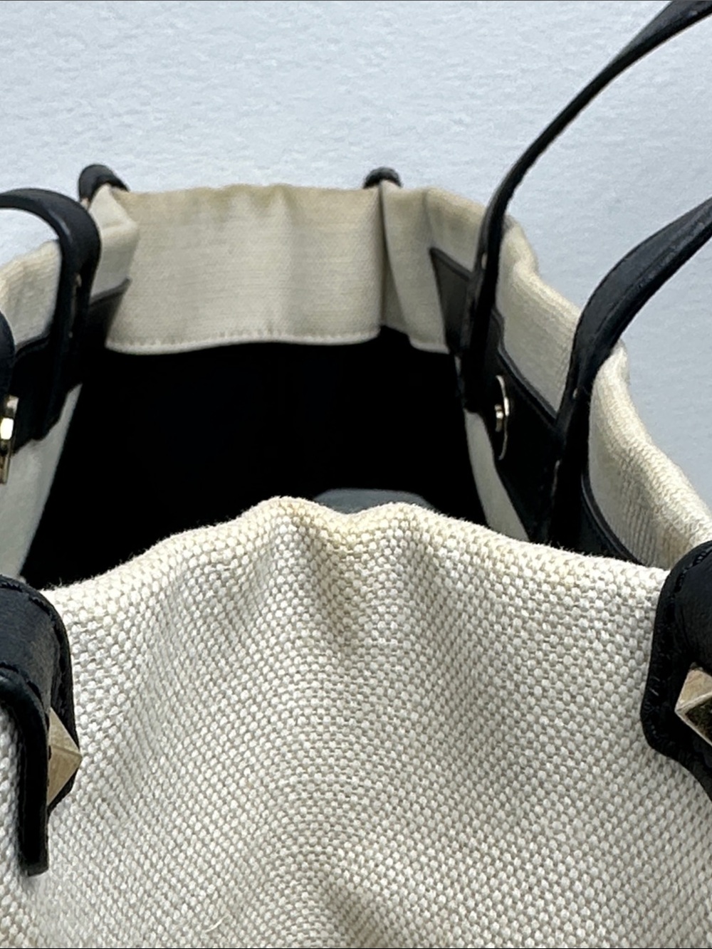 💯Authentic Valentino Garavani VLTN Canvas Tote Bag🍀 - Picture 11 of 15
